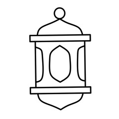  lantern icon vector