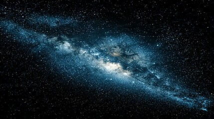 Fototapeta premium Majestic expanse of the cosmos with a swathe of the milky way.
