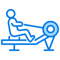Rowing Machine Icon © Mia