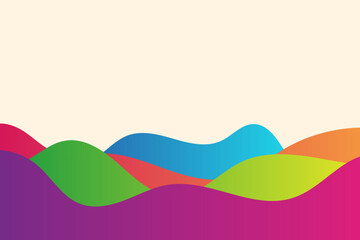 Futuristic fancy wavy gradient editable background for banner, flyer, poster and more