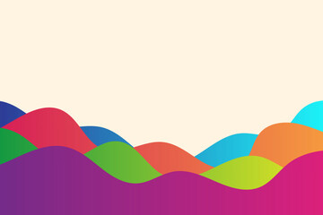 Futuristic fancy wavy gradient editable background for banner, flyer, poster and more