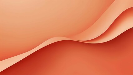Warm tan-to-coral gradient with organic folds gives a textured and natural aesthetic