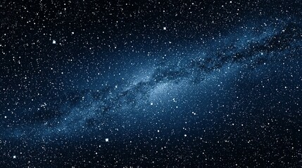 Vast expanse of stars and nebulae.