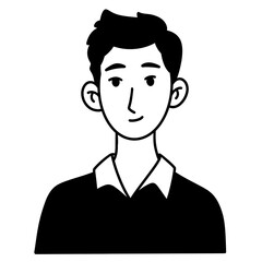 silhouette of a man icon illustration
