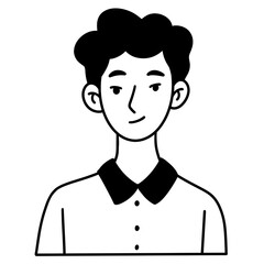 silhouette of a man icon illustration