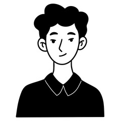 silhouette of a man icon illustration