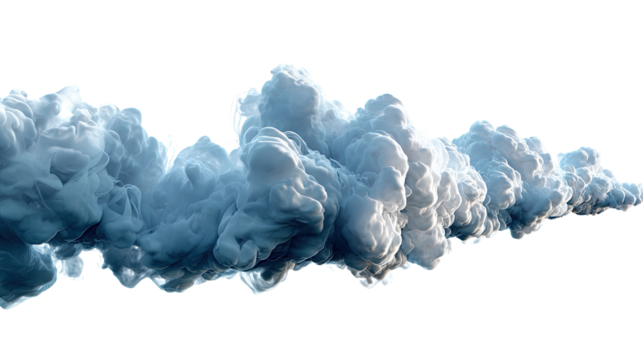 Ephemeral Cloudscape: A mesmerizing, low-angle view of billowing, wispy clouds. They float gracefully against an empty canvas, their forms sculpted by unseen forces.