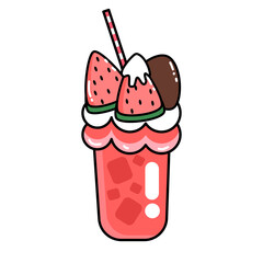 fruit smoothie ice cream