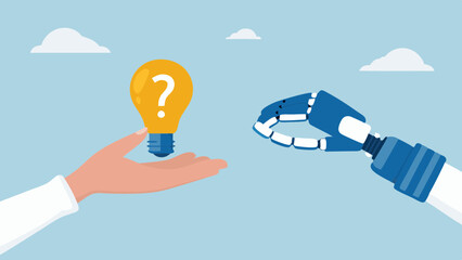 Human and AI Collaboration to Solve Problems and Generate New Ideas