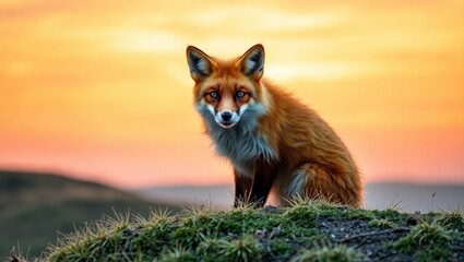 Fototapeta premium red fox vulpes