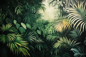 Explore the lush beauty of pristine rainforest in Queensland Australia with diverse flora and vibrant green hues, Pristine rainforest in Queensland Australia Ecosystem of jungle plants