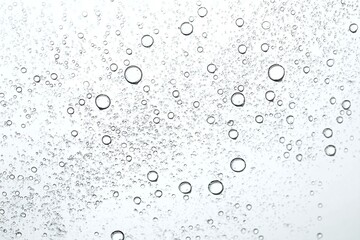 Close-up of Water Droplets on a Surface