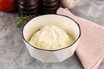 Italian soft young cheese stracciatella