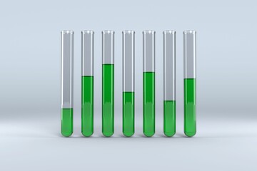 Test tube with chemical solution