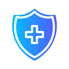 Obraz premium health insurance gradient icon