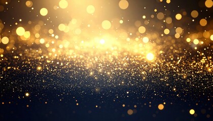 Fototapeta premium Golden glitter abstract background