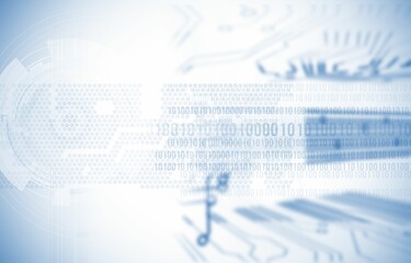 Binary code over circuit board