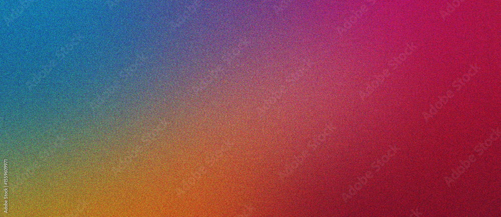 Wall mural cyan, coral and khaki gradient soft noise overlay texture for digital artwork and web visuals