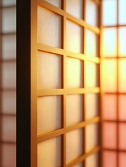 Japanese style window background.