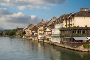Old town on a river 
