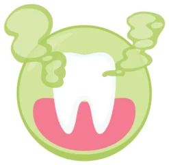  Tooth Decay Vector Illustration with Green Background © GraphicsRF