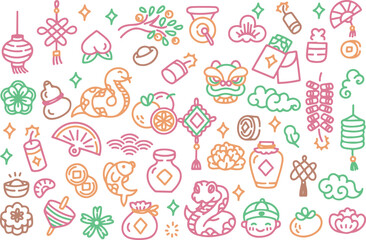  Indian Ethnic Doodle Vector | Jewelry, Pot, Saree, Peacock, Mandala, Diya, Traditional Icons