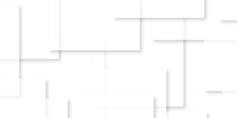 Modern Abstract white background design with layers of textured white transparent material, Minimal geometric white light background triangle gray technology vector. Abstract graphic Banner design.	