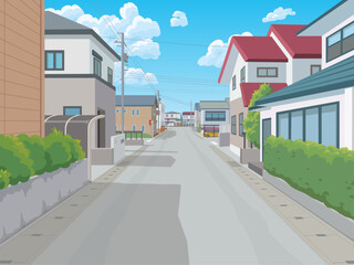 日本の住宅街