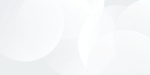 Abstract white glowing geometric lines on gray background. Modern shiny blue circle lines pattern. Futuristic technology concept. vector illustration