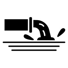 Water Waste Pipe Vector