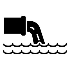 Water Waste Pipe Vector