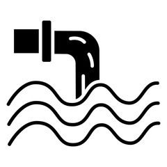 Water Waste Pipe Vector
