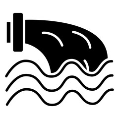 Water Waste Pipe Vector
