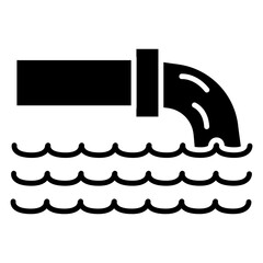 Water Waste Pipe Vector