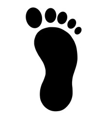 足の裏　イラスト