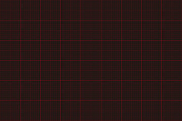 Black Background Grid Paper with Red Lines – Vector Template