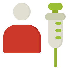 Vaccine icon with transparent background