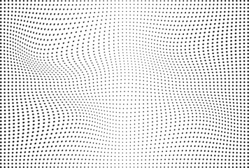 Black and White Halftone Dot Gradient Background Design. EPS vector illustration