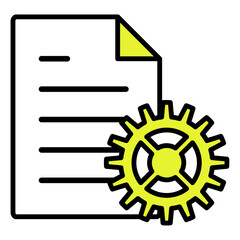 イラストアイコン素材：ファイル