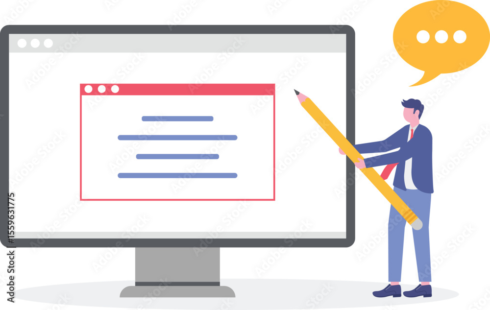 Fototapete ai writing and artificial intelligence usage for content creation