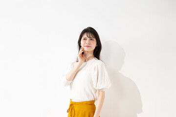 笑顔のミドル女性