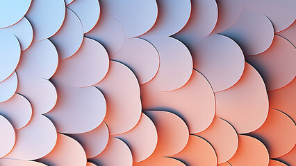 colorful fish scale wave texture background 3
