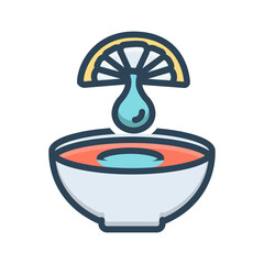 Vector color shadow icon for Extracts
