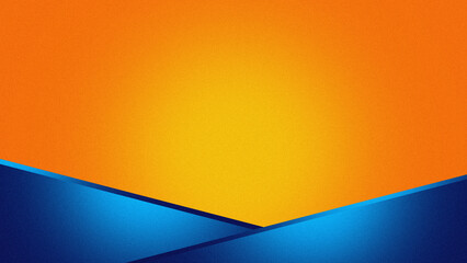 Modern design with an elegant mix of bright orange and dark blue, creates a dynamic and professional backdrop. Suitable for presentations or promotions.
