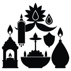 eco energy vector, renewable source icon, solar plant silhouette, green power line art, sustainable energy symbol

