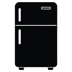 modern refrigerator isolated on white