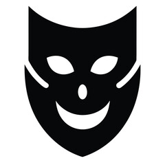 Cyber Criminal Mask Icon, Hacker Face Vector, Identity Theft Symbol, Cybersecurity Silhouette, Anonymous Graphic

