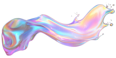 Fototapeta premium Paint Splash Frozen Mid Air Isolated Dynamic Liquid Art Concept