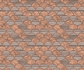 Arc seamless, inlay. Stained glass window for interior design. Art deco. Leaded pane. Oriental pattern for wallpapers, textile print, tile. Marble texture. Print for t-shirts, linens, textile.