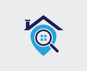 Modern logo for a real estate company